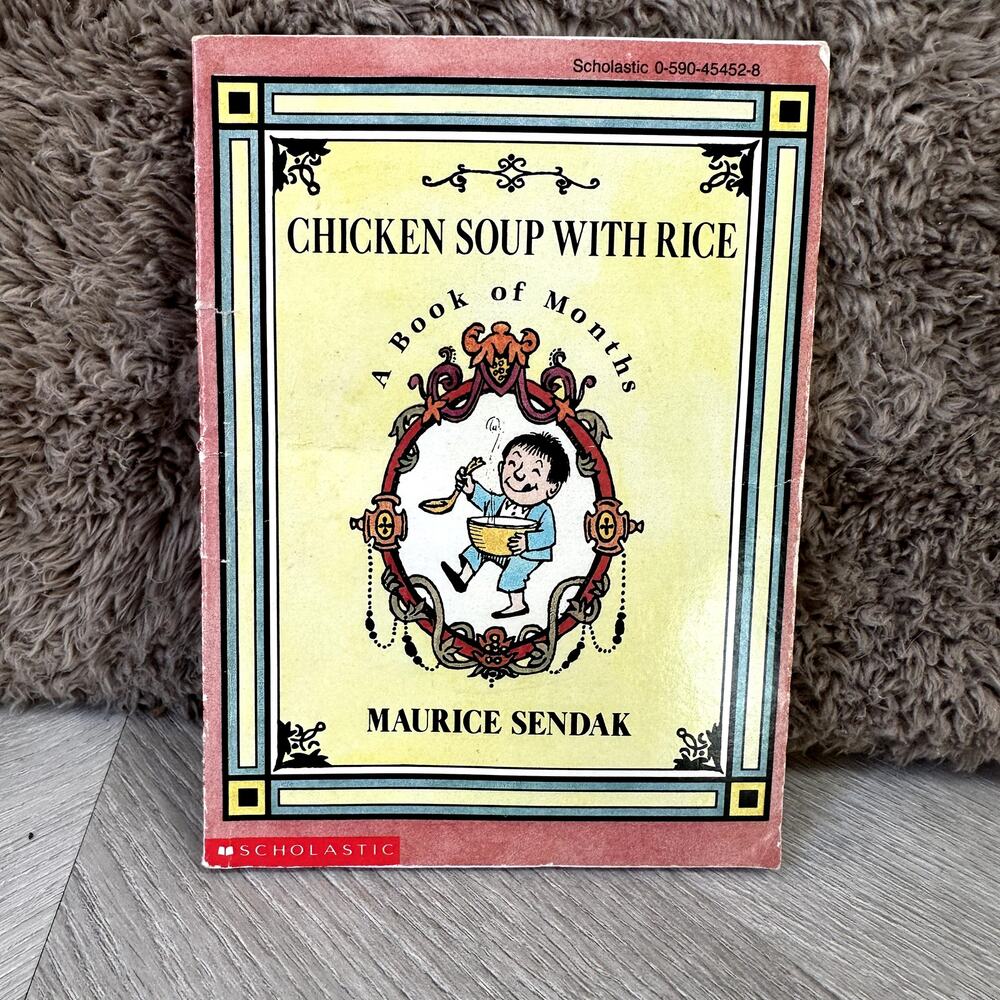 Chicken Soup With Rice A Book of Months Maurice Sendak Scholastic 1962 Vintage